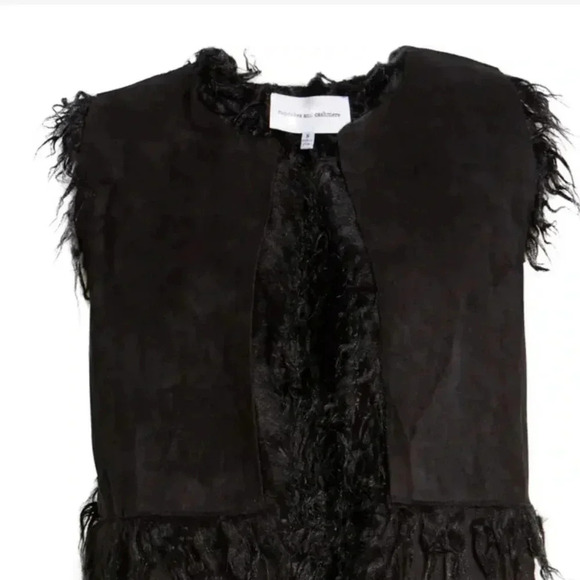 Cupcakes and cashmere vest Reversible Faux Shearling Vest - Picture 7 of 7